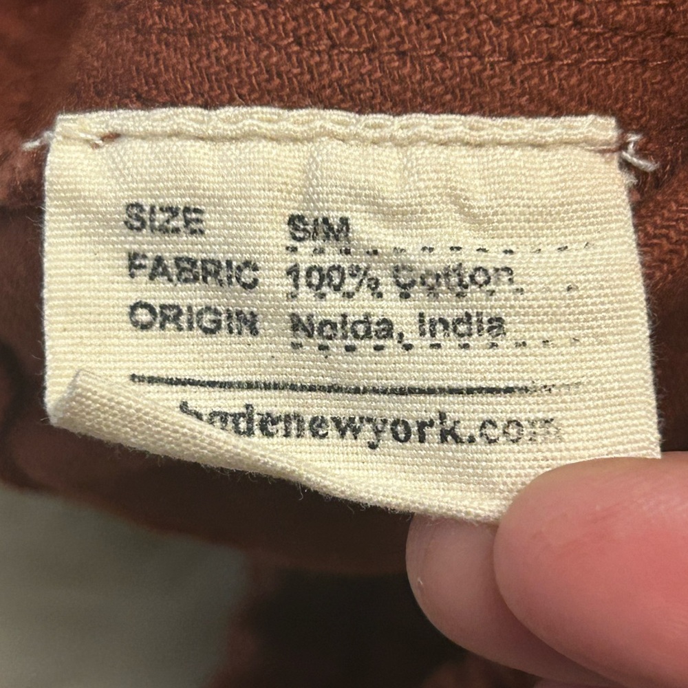 BODE Twill Rugby Short In Cinnamon - Picture 13 of 15